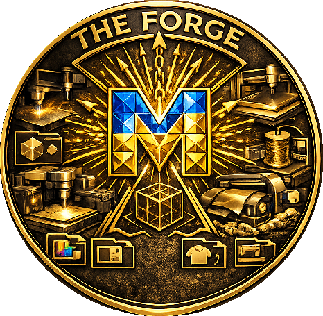 The Forge medallion