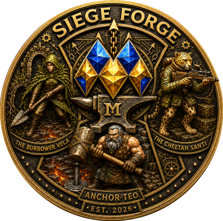 Siege Forge medallion